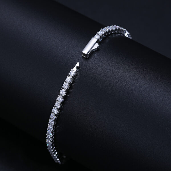 2.5mm Moissanite Tennis Bracelet - Image 5
